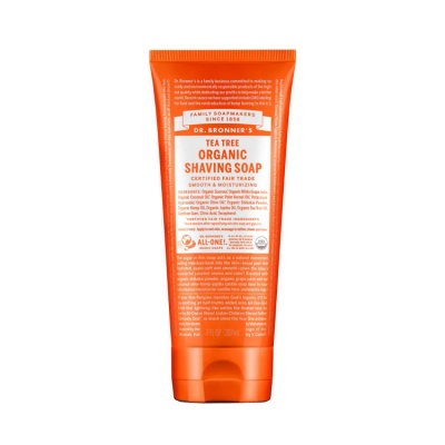 Dr Bronners Tea Tree Organic Shaving Soap 207ml